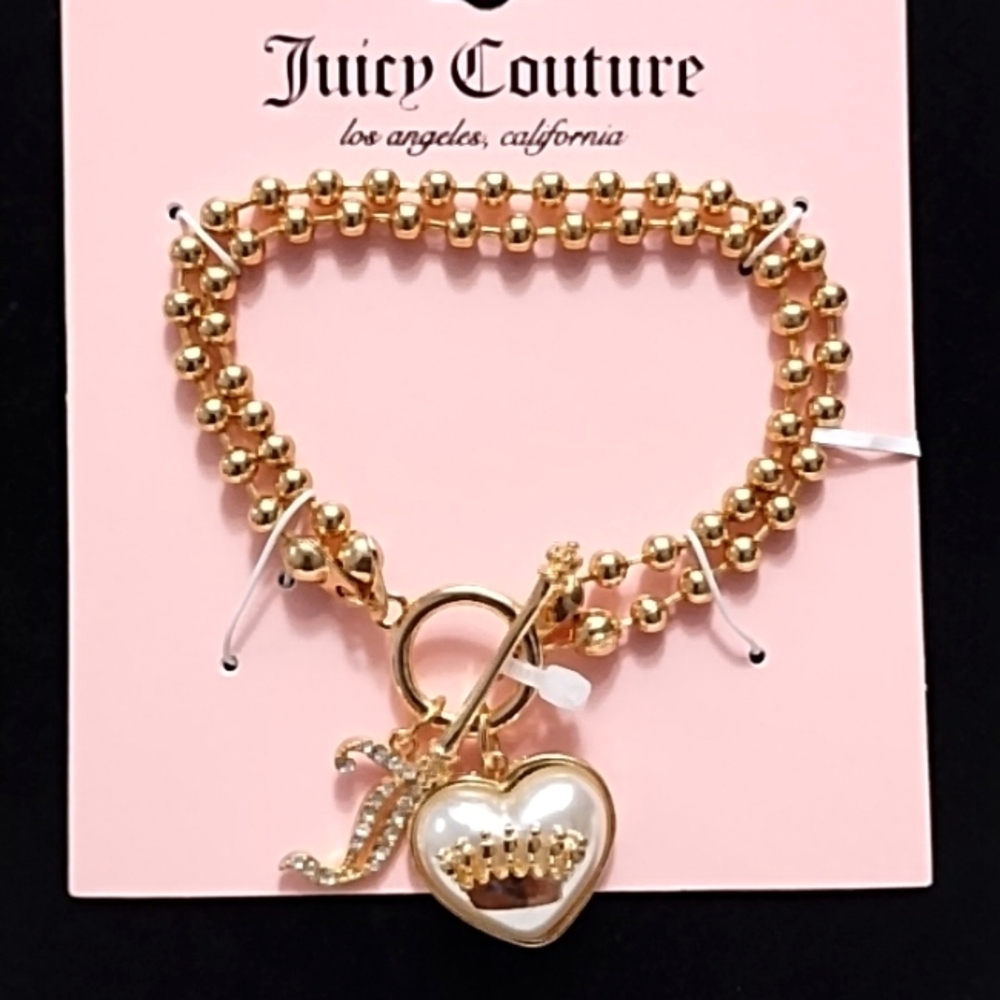 Juicy Couture Gold Charm Bracelet